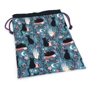 Preview: Projektbeutel/ Handarbeitsbeutel mit Kordel Spellbound